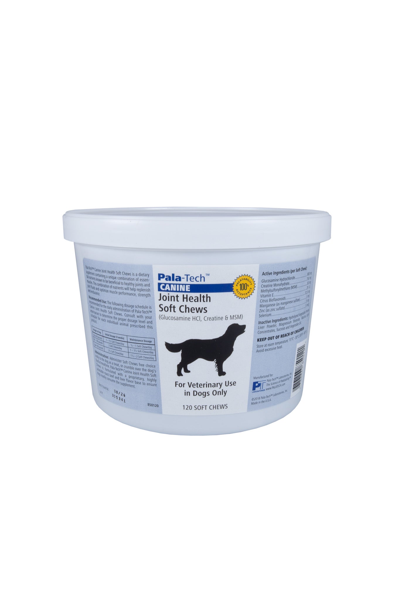 Canine Pala-Tech 120-Count Joint Soft Chews