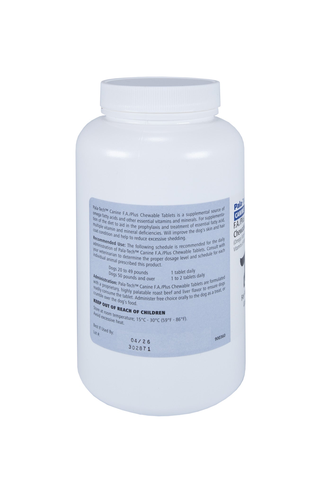 Canine F.A. Plus Chewable Tablets for Large Dogs