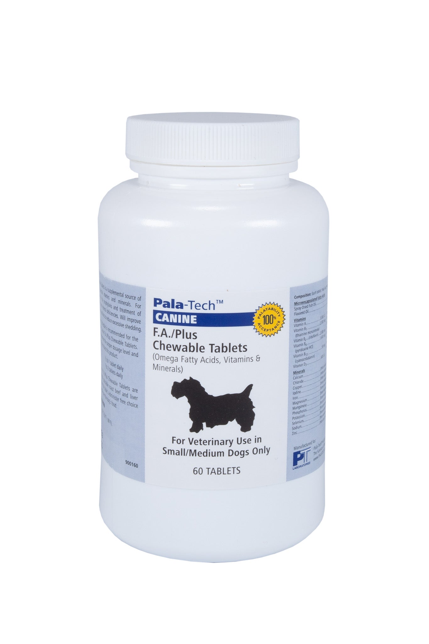 Canine F.A. Plus Chewable Tablets for Small & Medium Dogs
