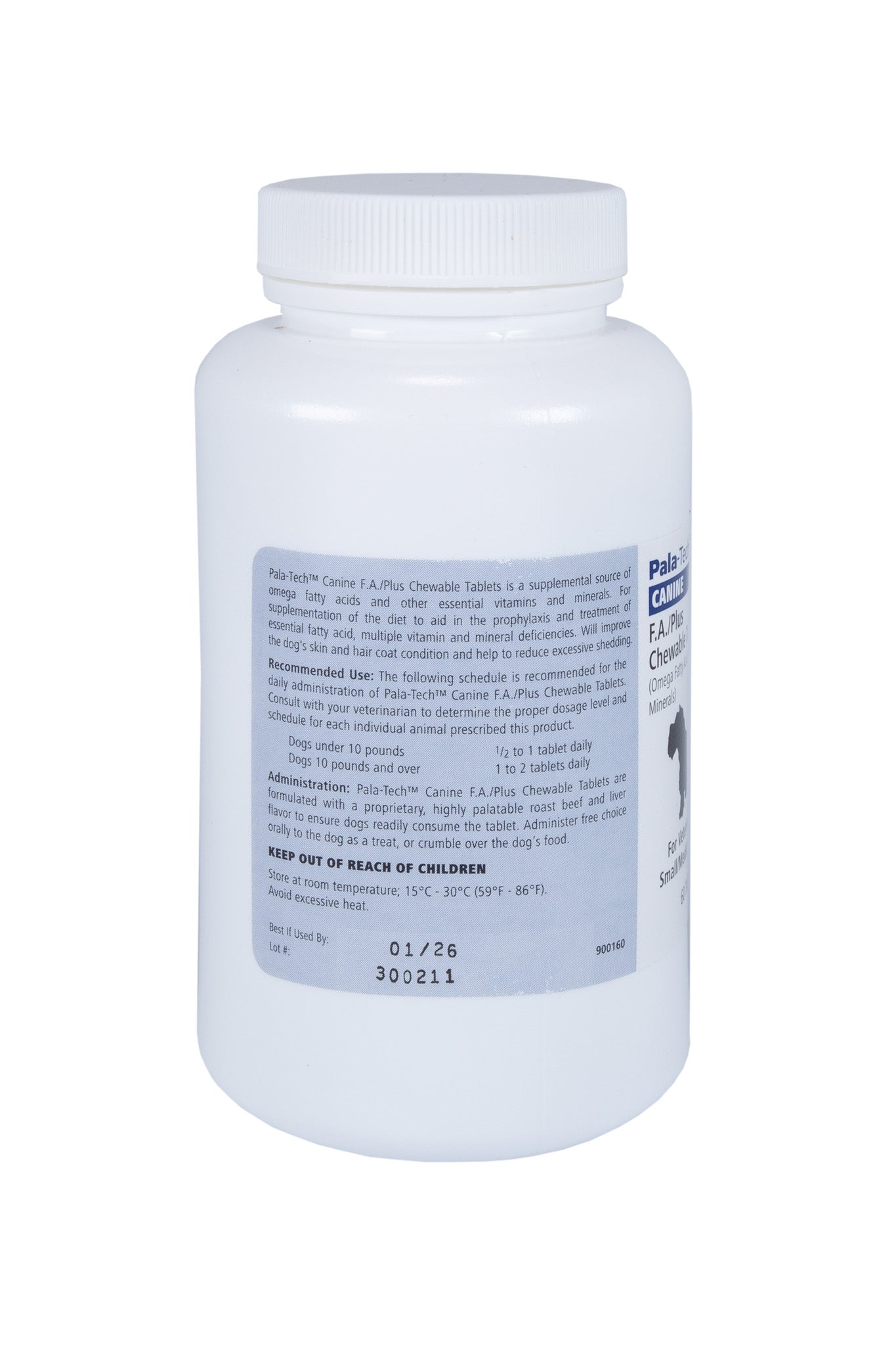 Canine F.A. Plus Chewable Tablets for Small & Medium Dogs