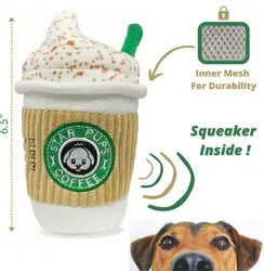 Star Pups Coffee Dog Toy Pup'kin Spice Latte