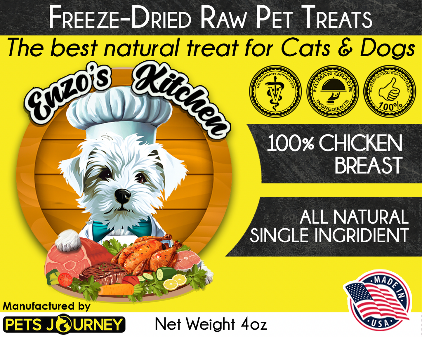 Freeze Dried Chicken Breast