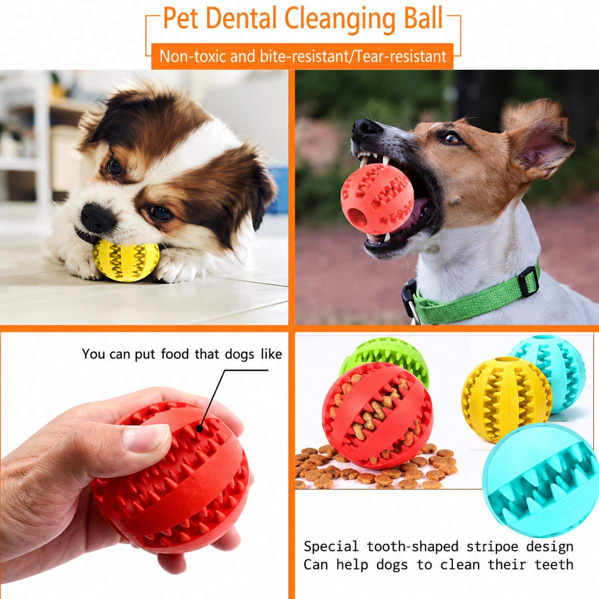 Dog Puzzle Teething Toys Balls for Small Dogs
