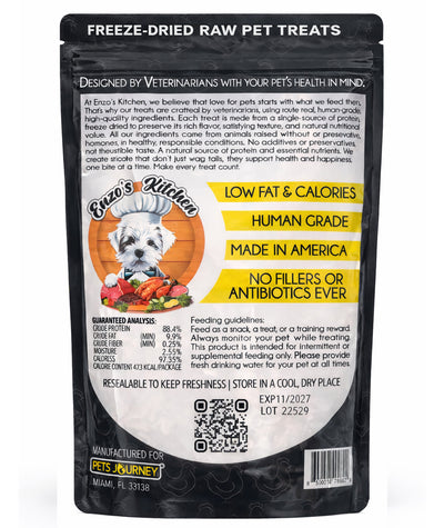 Enzo's Kitchen Freeze-Dried Chicken Breast for Dogs and Cats