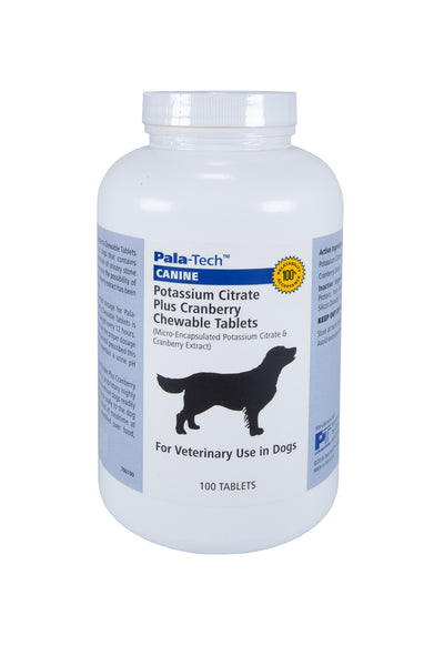 Pala-Tech Potassium Citrate Plus Cranberry Chewable Tablets (100 count)