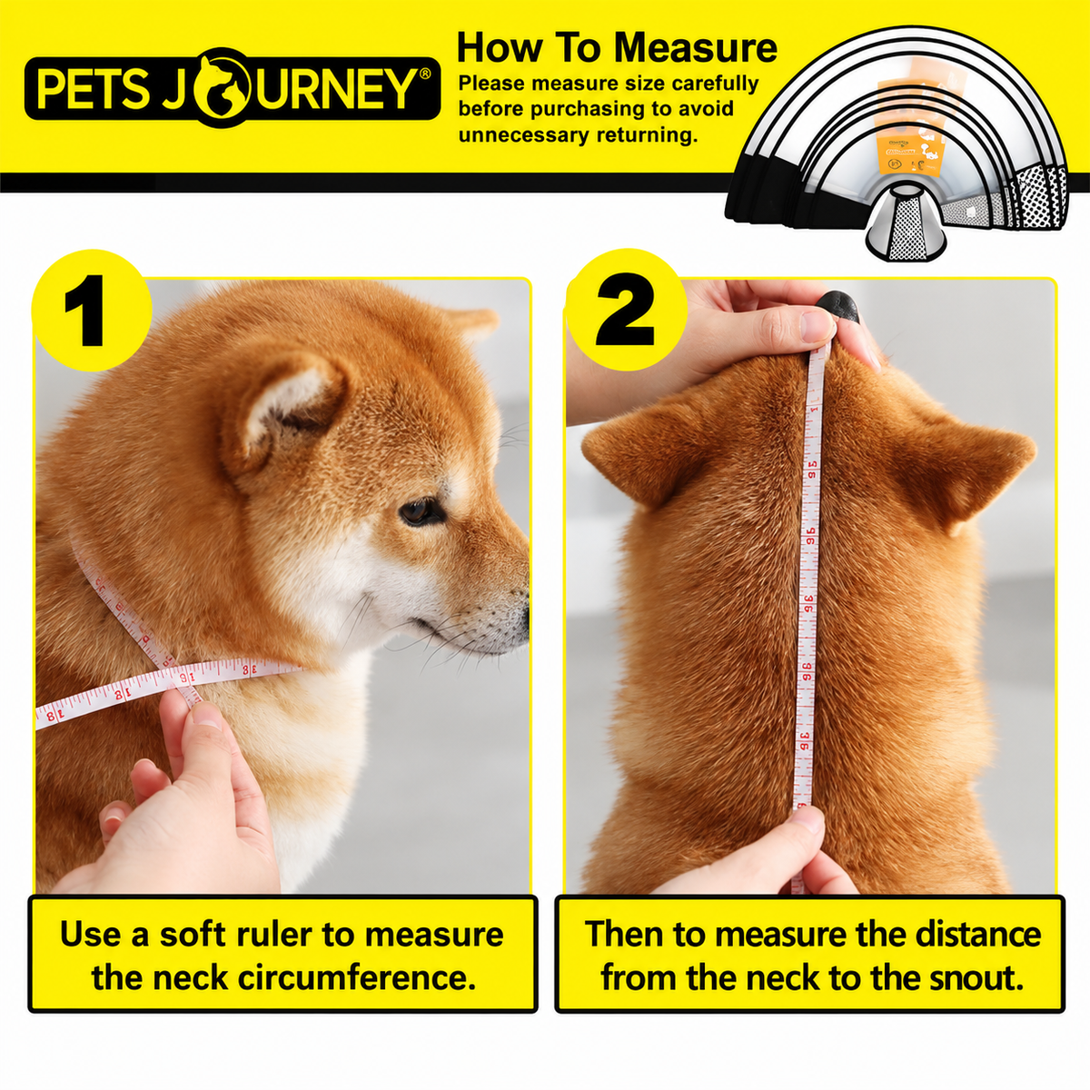 XXL Pet Recovery Cone