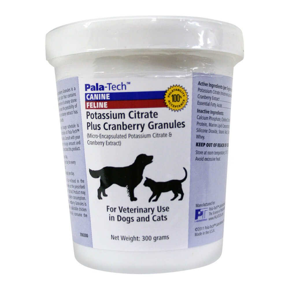 Canine & Feline Pala-Tech Potassium Citrate Plus Cranberry Granules