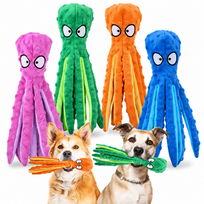 Squeaky Octopus Toy