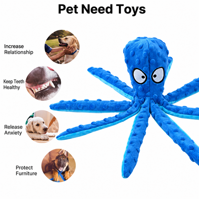 Squeaky Octopus Toy