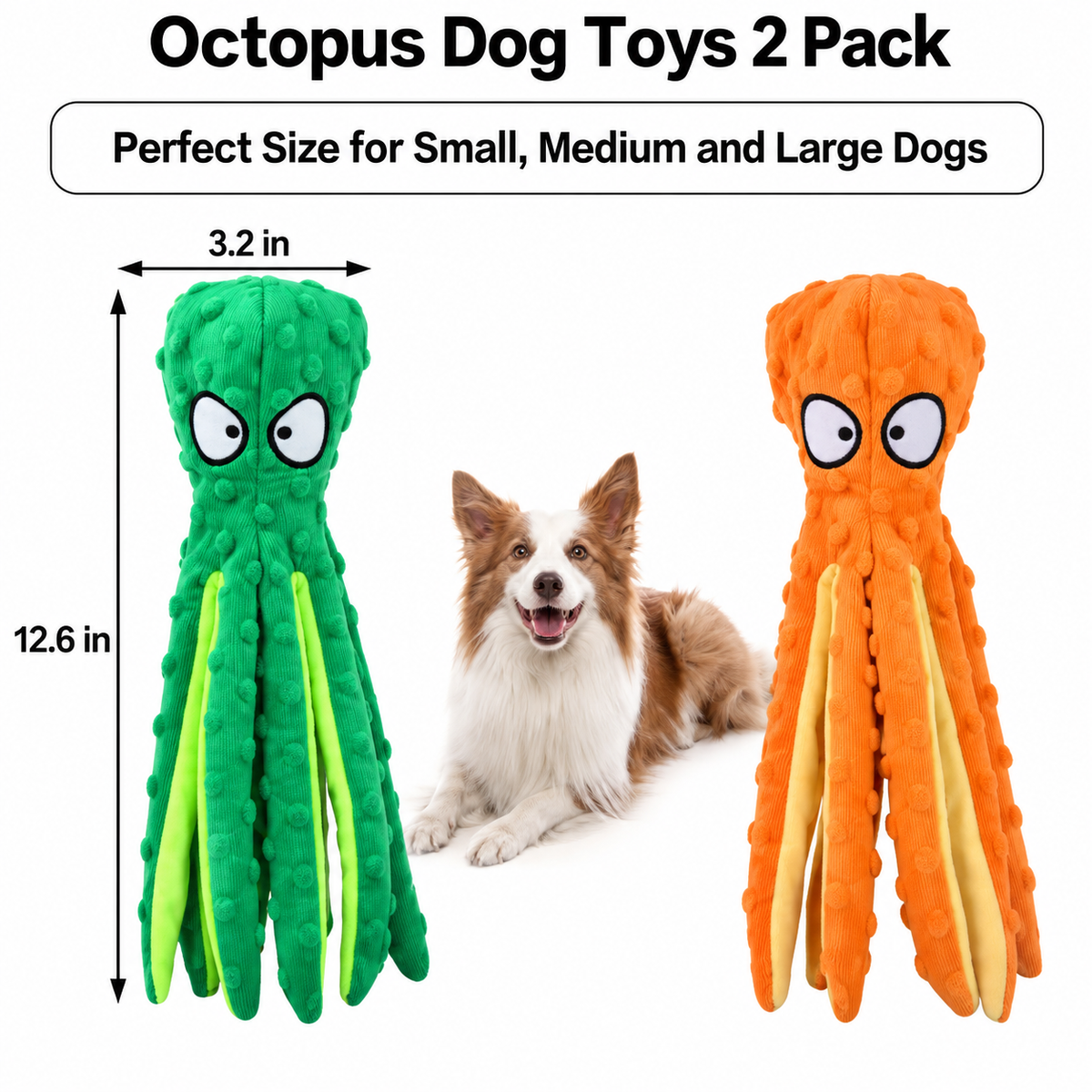 Squeaky Octopus Toy