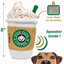 Star Pups Coffee Dog Toy Pup'kin Spice Latte