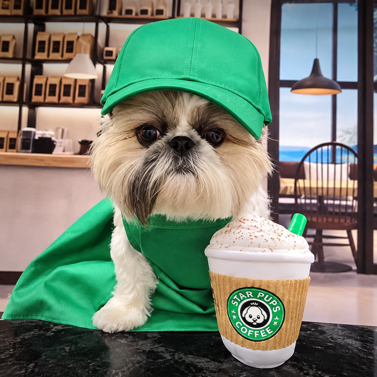 Star Pups Coffee Dog Toy Pup'kin Spice Latte