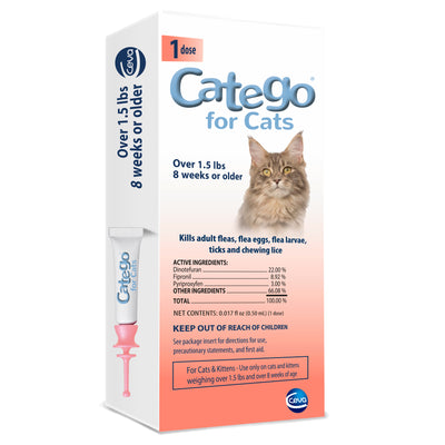 Catego Flea & Tick Control for Cats (Single Dose)